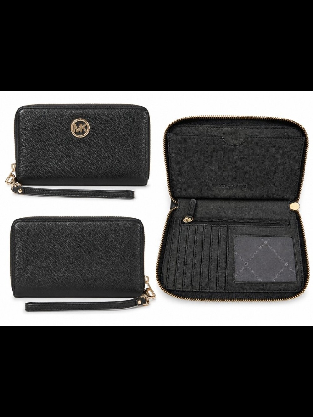 Black Michael Kors Women's Wristlet